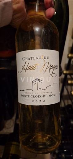 Bordeaux Sainte-Croix-Du-Mont Château Haut Mayne 2022