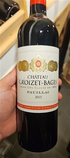 Bordeaux Pauillac Grand Cru Château Croizet-Bages 2015