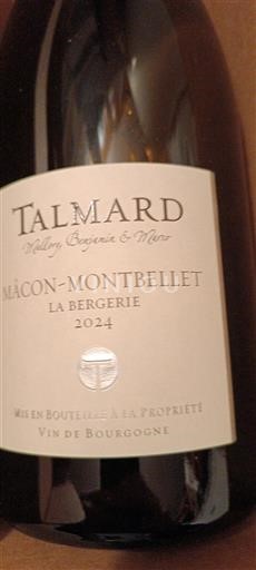 Burgundi Mâcon ja Mâcon-kylät Talmard La Bergerie 2024