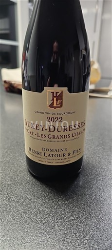 Vini Rouge sec 1er Cru - Les Grands Champs Domaine Henri Latour & Fils 2022 Francia Borgogna Auxey-Duresses AOC Premier Cru