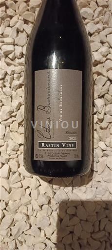 Bourgogne Bourgognebackar Rastin Vins Romain 2021
