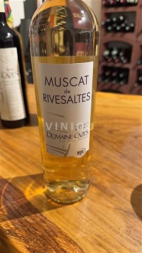 Vine Rouge doux Domaine Cazes 2022 Frankrig Roussillon Muscat de Rivesaltes AOC
