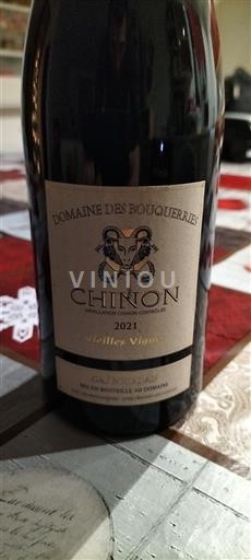 Loiredalen Chinon Domaine S Bouquerries Vieilles Vignes 2021