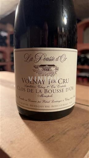 Borgonha Volnay Premier Cru La Pousse d'Or Clos de la Bousse d'Or 2015