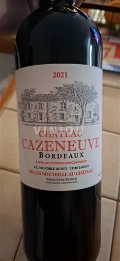 Bordeaux Château Cazeneuve 2021