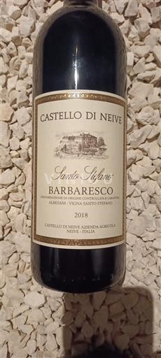 Piemont Barbaresco Castello di Neive Santo Stefano 2018
