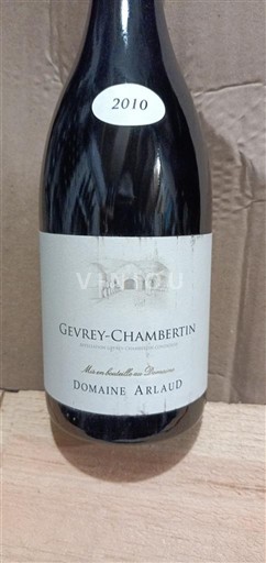 Bourgogne Gevrey-chambertin Domaine Arlaud 2010