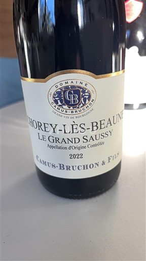 Burgundsko Chorey-lès-Beaune Camus-Bruchon & Fils Le Grand Saussy 2022