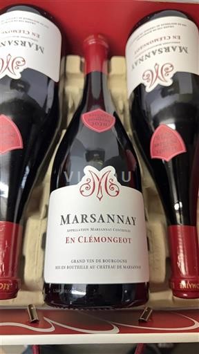 Vinos Rouge sec En Clémengeot Château Marsannay 2020 Francia Borgoña Marsannay AOC