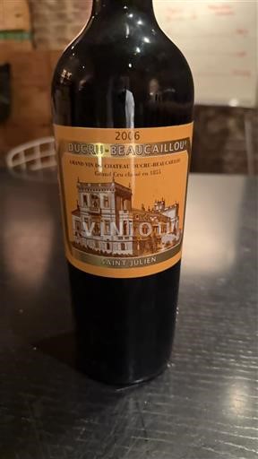 Bordeaux Saint-Julien Grand Cru Ducru-Beaucaillou 2006