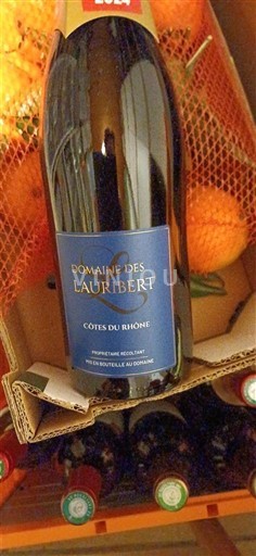 Vini Rouge sec Domaine S Lauribert 2022 Francia Valle del Rodano Côtes-du-Rhône AOC