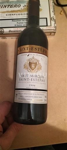 Burdeos Saint-Estèphe Haut Marquis 1996