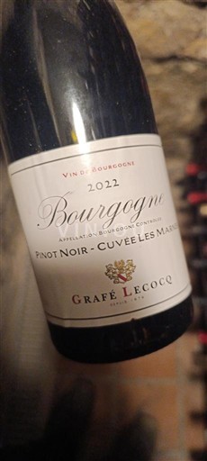 Burgundy Grafe Lecocq Cuvee Les Mains 2022