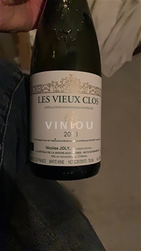 Loire Valley Savennières Château La Roche-aux-Moines Les Vieux Clos 2018