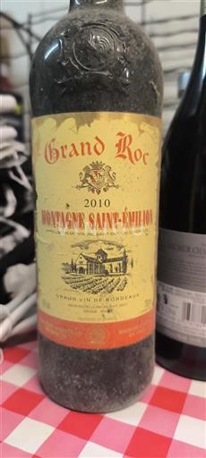 Bordeaux Montagne-saint-émilion Grand Roc 2010