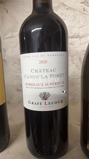 Bordeaux Bordeaux Supérieur Château Canon La Forêt 2020
