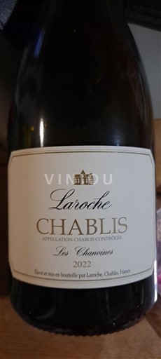 Borgonha Chablis Laroche Les Châmoineis 2022