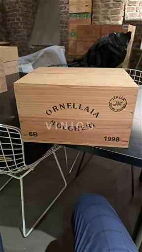 Toskánsko Bolgheri Ornellaia 1998