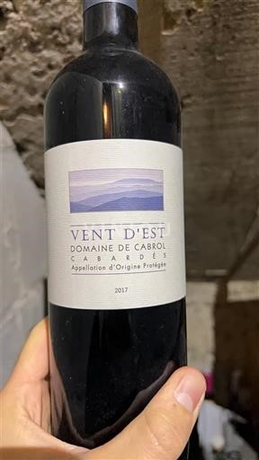 Languedoc Cabardès Domaine Cabrol Vent d'Est 2017