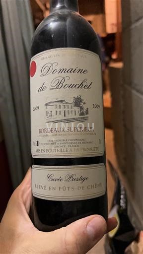 Burdeos Bordeaux superior Domaine Bouchet Prestige 2009