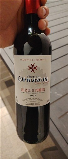 Bordeaux Lalande-de-Pomerol Château Ormeaux 2023