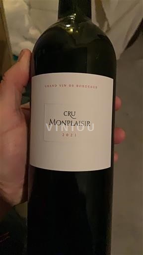 Bordeaux Cru Monplaisir 2021