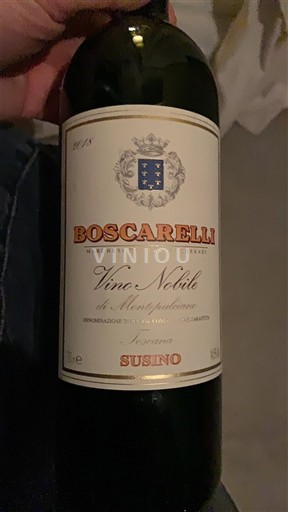 Toskana Vino Nobile di Montepulciano Boscarelli Susino 2018