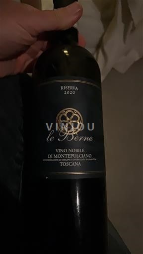 Toskana Vino Nobile di Montepulciano Le Berne Riserva 2020