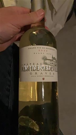 Bordéus Graves Château Respide-Medeville 2020