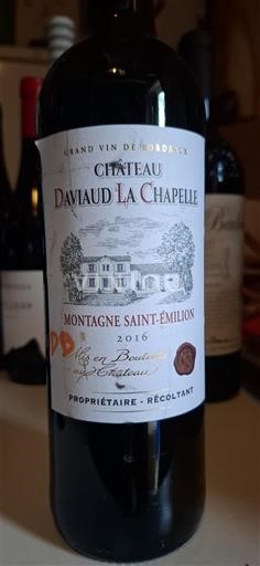Burdeos Montagne-Saint-Émilion Château Daviaud La Chapelle 2016