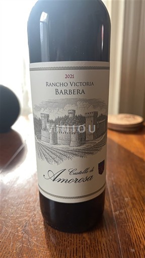 Kalifornijske AVA Ni doloceno Castello di Amorosa Rancho Victoria Barbera 2021