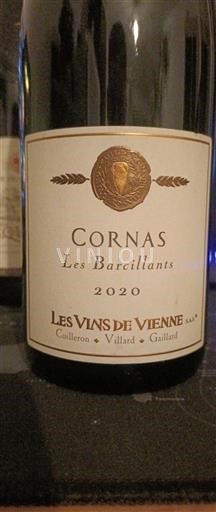 Rhônedalen Cornas Les Vins de Vienne Les Barcilants 2020