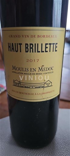 Bordeaux Moulis-en-Médoc Haut Brillette 2017
