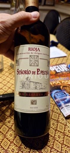La Rioja Rioja Señorío de P. Peciña Gran Reserva Ei vuosikertaa