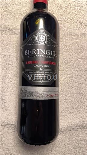 California AVAs Napa Valley Beringer Founders' Estate Cabernet Sauvignon 2019