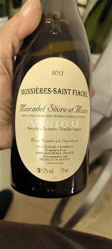 Loire-dalen Muscadet-Sèvre-et-Maine Monnières-Saint-Fiacre 2013