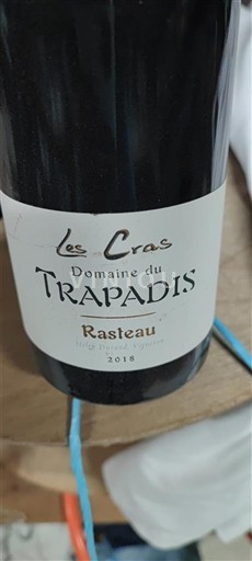 Valle del Ródano Rasteau Domaine Trapadis Les Cras 2018