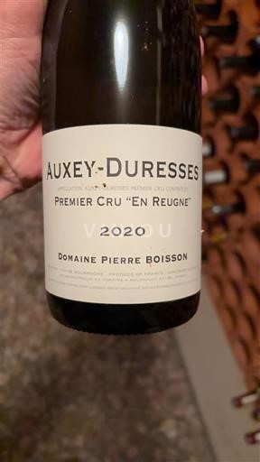 Bourgondië Auxey-Duresses Premier Cru Domaine Pierre Boisson Premier Cru En Reugne 2020