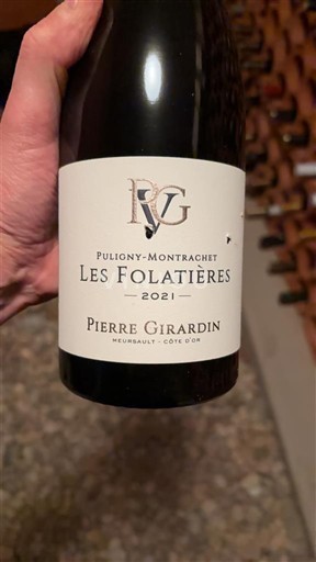 Borgogna Puligny-Montrachet Pierre Girardin Les Folatières 2021