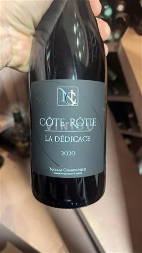 Vallée du Rhône Côte-rôtie Nicolas Champauginoux La Dédicace 2020