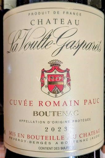 Languedoc Corbières-Boutenac Château La Voulte-Gasparets Romain Pauc 2023
