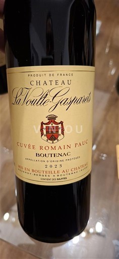 Languedoc Corbières-boutenac Château La Voulte-Gasparets Romain Pauc 2023
