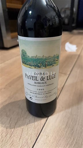 Bordeaux Margaux Château Paveil de Luze 1995