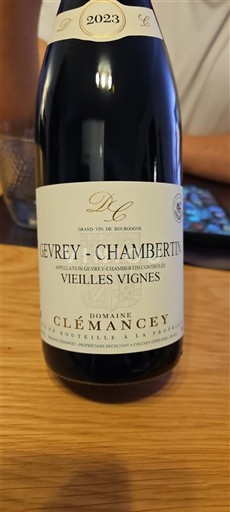 Burgundy Gevrey-Chambertin Domaine Clémancey Vieilles Vignes 2023