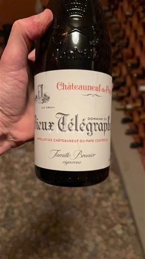 Vale do Ródano Châteauneuf-du-Pape Domaine Vieux Télégraphe La Crau 2020