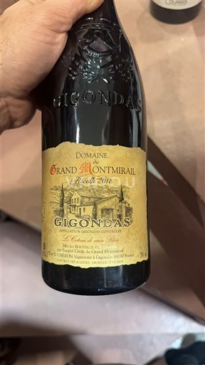 Vallée du Rhône Gigondas Domaine Grand Montmirail 2018
