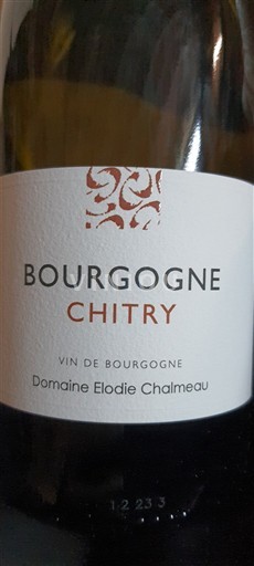 Burgund Bourgogne Chitry Domaine Elodie Chalmeau 2023