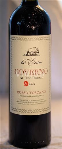 Toscana Rosso de Montalcino La Bestia Governo 2015