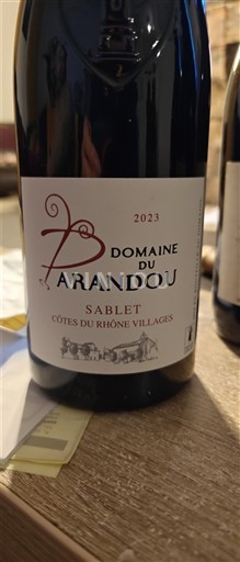 Vina Rouge sec Domaine Parandou 2023 Francija Rona dolina Ni doloceno AOC