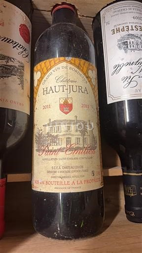Bordeaux Saint-Émilion Château Haut-Jura 2011